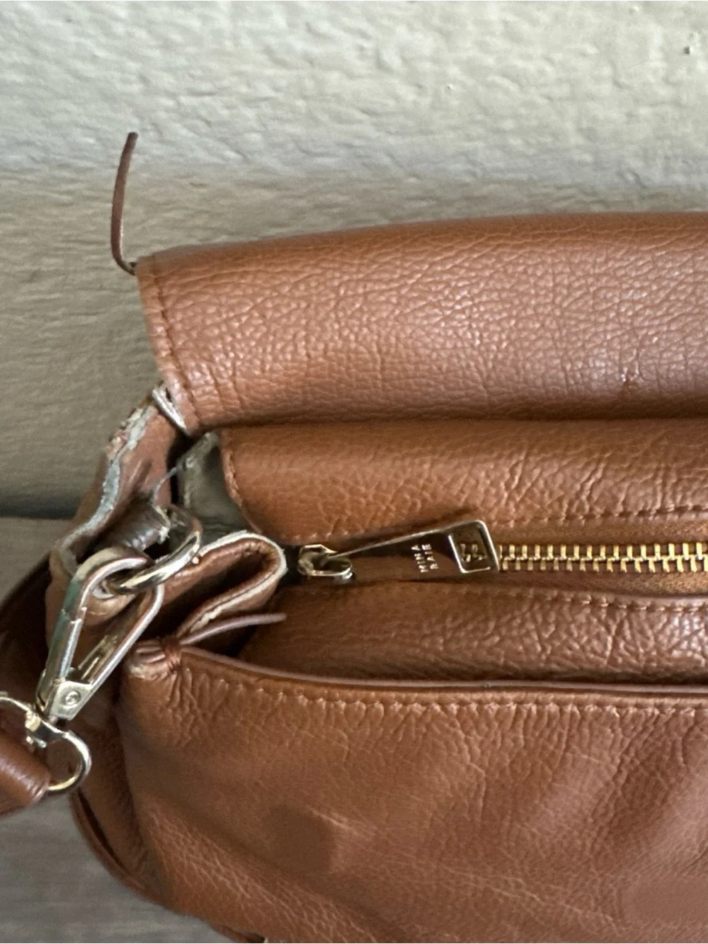 Mina Baie Los Angeles Full Vegan Kinney Sand Backpack Diaper Bag Shoulder Strap